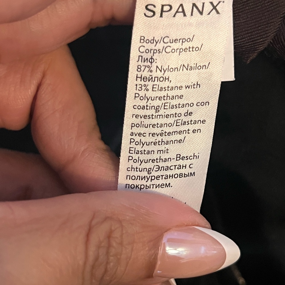 SPANX Brown Croc Leggings - Picture 7 of 7